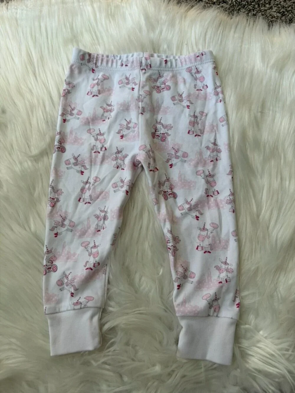 Kissy Kissy Pima Cotton Unicorn Pajama Set Girls 12-18 Months